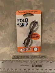 Emergency/Survival: Marbles - Fold & Snip Scissors MR484 Stainless Steel - New!