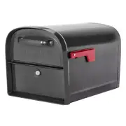 Large Parcel Mailbox Steel Locking w/ 2-Access Door Heavy Duty Galvanized Steel