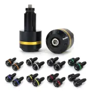 Aluminum Handle Bar End Plug Aftermarket Fit For Suzuki SFV650 Gladius Gold