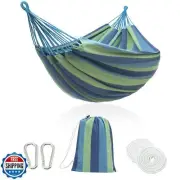 NORIDA Indoor Hammock Garden Cotton Hammocks with Tree Straps for Hanging Dur