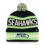 NFL Seattle Seahawks Football '47 Knit Beanie Hat Knit Green Blue O/S Bering