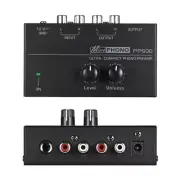 Turntable Phono Pre Amplifier Pre-Amp Stereo RCA to Line Level Amp DC 12V