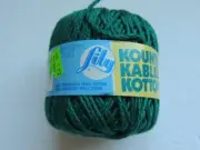 Lily Kountry Kabled Kotton Lite color 62 Emerald 1.75oz