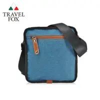 在飛比找PChome24h購物優惠-【TRAVEL FOX 旅狐】簡約單寧紋側背包 (TB822