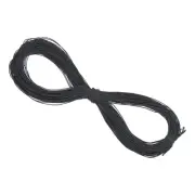 100m Elastic Cord Heavy Stretch String Rope 1.5mm for Crafting, Dark Grey