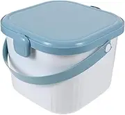 JEWEDECO Large Storage Box Portable Handheld Organiser for Clothes Books Multi Functional Household Storage Container Stylish Odorless Material