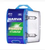 Narva H11 Everlife Halogen Headlight Globes 12V 55W