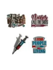 Nurse Resin Planar Flatback Flat Back Cabochon Set of 4