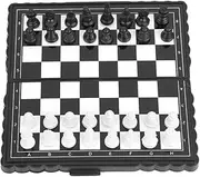 Chess Set, Portable Plastic Folding Chessboard Magnetic Chess Set Game for Party Family Activities Travel, Portable Gifts for Kids and Teens