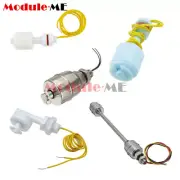 PP 52mm Stainless Steel 45/200mm RightAngle Water Level Ball Float Switch Sensor