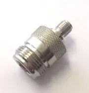 5 Pack N Female Jack to SMA Female Jack RF Coaxial Coax Adapter Connector
