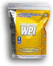 International Protein Amino Charged Banana Ice Cream Flavour Whey Protein Isolate Powder 907 g