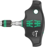 Wera 416 RA 1/4 Hex Bit Screwdriver Ratcheting T-Handle 05023461001 023461