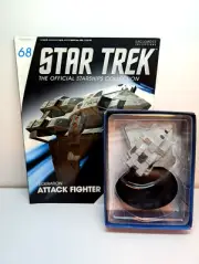 Eaglemoss Star Trek FEDERATION ATTACK FIGHTER #68 With Magazine