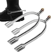 Horse Spurs for Men, Rotating Copper Gears Spurs, Cowboy Spurs for Men, Dressage Spurs for Women, Spurs for Cowboy Boots, Equestrian Spurs, Western Riding Spurs, Adjustable Spurs for Riders