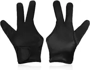 2pcs Heat Resistant Gloves for Hair Styling Curling Wand Professional 3 Finger Mittens Glove Iron Barber Glove Reusable Straightener Heat Protector Glove Curling Wand Flat Iron Hot Protection Gloves