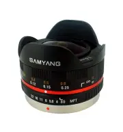 Samyang 7.5mm Ultra Wide Angle Fisheye Lens for Micro Four Thirds Cameras -Black