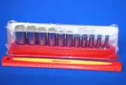 Snap-on NEW Ships FREE 11 Piece 3/8" Drive 12-Point SAE Deep Socket Set 211SFY