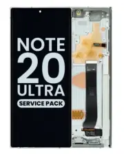 OEM Samsung Galaxy Note 20 Ultra 5G OLED Display Screen Mystic WHT Service pack