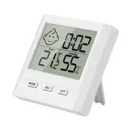 Digital Indoor Hygrometer With Time Display,Accurate Temperature Humidity3574