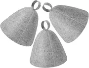 Anneome 3pcs Felt Sauna Hat Shower Cap Hair Bonnet for Sleeping Bath Accessories for Women Caps for Women Home Sauna Cap Felt Sauna Cap Lightweight Felt Hat Sauna Accessory Sauna Gear Grey
