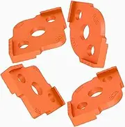Radius Quick Jig,Router Jig,Radius Jig,Router Templates for Woodworking, ABS+High Hardness Processing Glue, Router Templates R5 R10 R15 R20 R25 R30 R35 R40(1 Set of 4 Pieces
