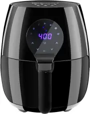 5.3Qt Digital Hot Air Fryer 7 Menu Functions Time & Temperature Controls Healthy