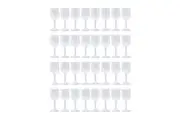 32pc Lemon & Lime Crystal Deco Plastic Reusable Indoor Outdoor Wine Cup 220ml