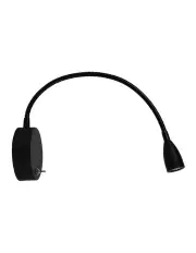 [Oriel Lighting] Flexi 3w Led Switched Flexible Wall Light Black