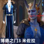 Game Baldur's Gate 3 Mizora‌‌ Halloween Costume Outfit Cosplay Dress Full Set