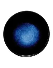 [Maxwell & Williams] Caviar Midnight High Rim Plate 28cm in Black/Blue