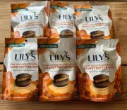 6 pk Lily's Milk Chocolate Peanut Butter Cups Keto/No Sugar 3.2 oz 11/24 (B-63)