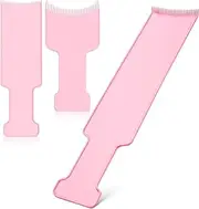 Healvian 3 Pcs Balayage Hair Dye Kit Highlighting Combs Hair Dye Board Styling Comb Highlighting Brush Styling Supply