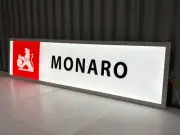 HOLDEN MONARO GMH LIGHT UP PREMIUM FLAT HANGING SIGN LIGHT LED BATHURST