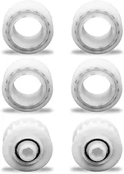 4 Pcs Guide Wheels and 2 Pcs Pulley Gears Replace 3884997-R6 Fit for Dolphin Nautilus M400 M500 Premier Edge Apollo Apollo Plus DLX 4/ DLX 5 Triton Wave Quest Heavy Duty etc. Pool Cleaner Parts