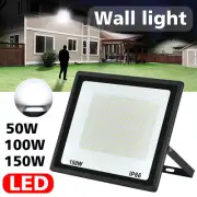 Bright Source LED Floodlights, IP65, Black, 120°, 3000K Daylight, PIR Options