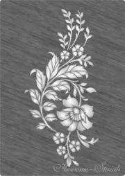 Floral Stencils Reusable Wall Pattern for Decor Art Craft