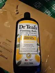 Dr Teal's Foaming Bath with Prebiotic Lemon Balm - 34 oz