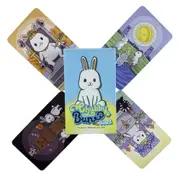 Chubby Bun Tarot Version V2 Rabbit Oracle Cards Rabbit Tarots Funning Deck Board Games For Family and Friends Party