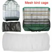 Pet Bird Cage Mesh Net Seed Catcher Guard Cover Shell Skirt Traps Basket Cage