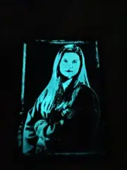 Harry Potter: Ginny Weasley/Bonnie Wright Glow in the Dark Italian Sticker