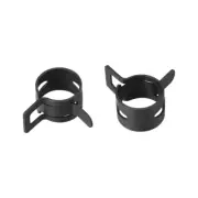 Steel Band Clamp 13mm Hose Tube Spring Clips Clamp Black Manganese Steel 20Pcs