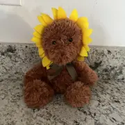 Aurora World Joy of Fresh Sunflower Teddy Bear Spring 9” Plush