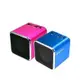 【子震科技】KINYO MPS-372 音樂盒讀卡喇叭 藍/桃紅色