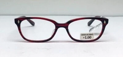 Corinne McCormack Red Reading Glasses CYD +1.00 50/17-145