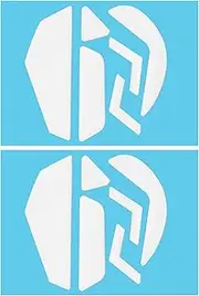 eMagTech 2 Sets Mouse Skates Feet Compatible with Logitech G502 Wireless Gaming Mouse Curved Edges Mouse Feet Mouse Accessories 0.7mm Thickness White
