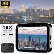 Digital Camera 4K HD Triple Lens 16X Zoom Touch Screen Music Player Camcorder