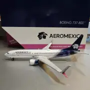 1:400 Geminijets Aeroméxico Boeing 737-800W Passenger Airplane Diecast Model