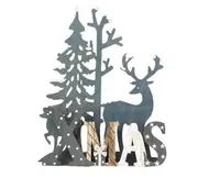 NNEOBA Wooden Reindeer Christmas Ornaments for Home Decor(60pcs )