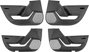 Pizgear, for Toyota, Highlander 2022 Car Door Anti Kick Pad ABS Anti-Scratch Dustproof Door Side Edge Protector Sticker Car Accessories Car Door Kick Mat